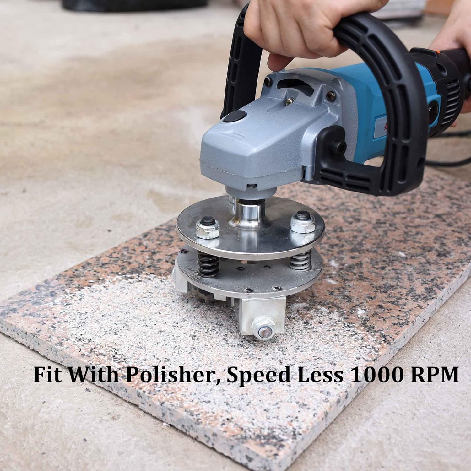 5 In. Coating Removal Stone Texturing Bush Hammer, Concrete Patch Repair Prepare Bushing Tool Plate For Angle Grinder, Stone Concrete Roughness Pulverization Bushing Hammer(5/8-11" Thread)