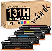 Vista 8 de v4ink 201X Remanufactured Toner Cartridge Replacement for HP 201X CF400X 201A CF400A High Yield Black Toner for use in HP Color Pro M252dw M252n MFP