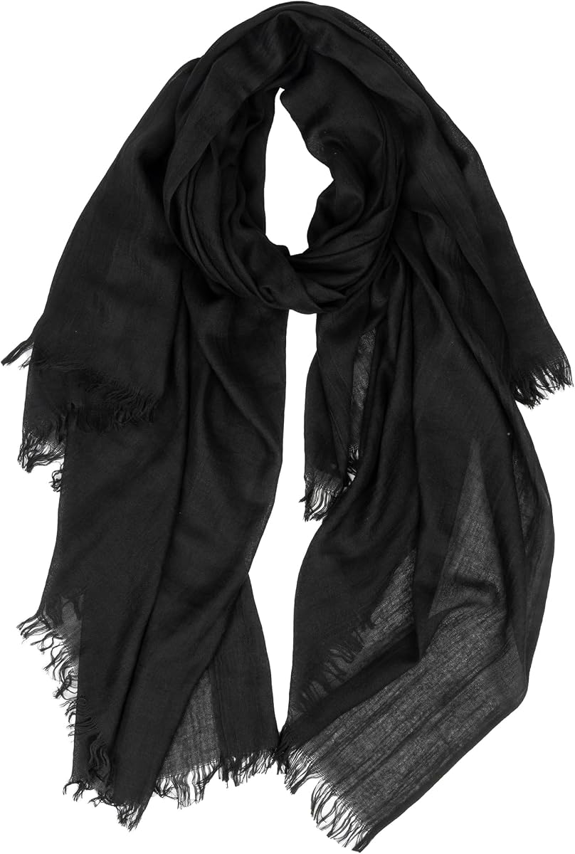 Women Cotton Scarf Lightweight Linen Shawl Scarf Summer Beach Travel Wrap