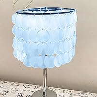 Vista 15 de GLEAVI Cowrie Shells 100pcs Round Shells Pieces Round Natural Capiz with 2 Hole, Polished Slice Accessory Capiz Pearl Coin Beads Charms for Jewelry