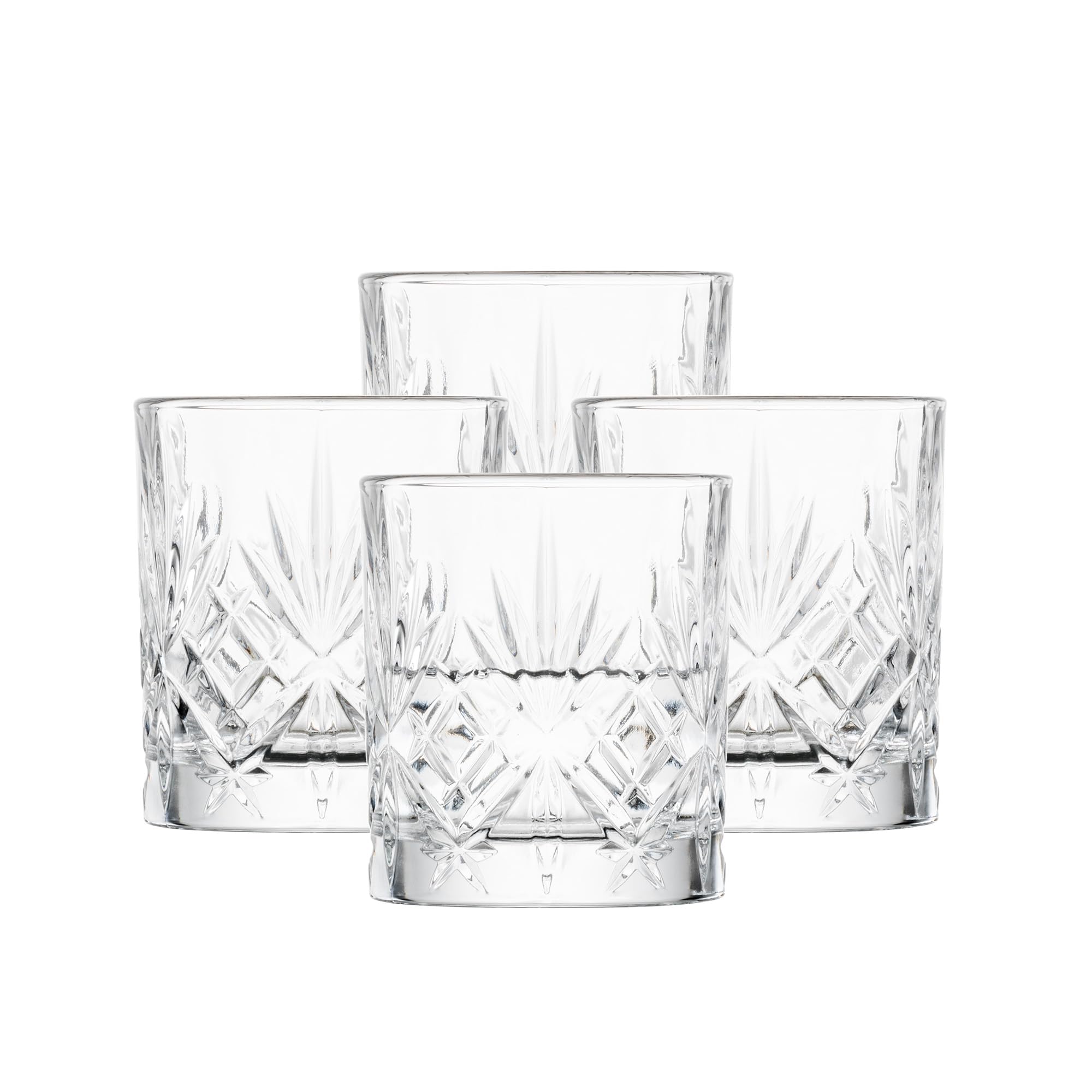 Schott Zwiesel Shot Glasses Show (Set of 4), Graceful Shot Glasses for Schnapps with Relief, Dishwasher-Safe Tritan Crystal Glasses (Art. no. 123932)
