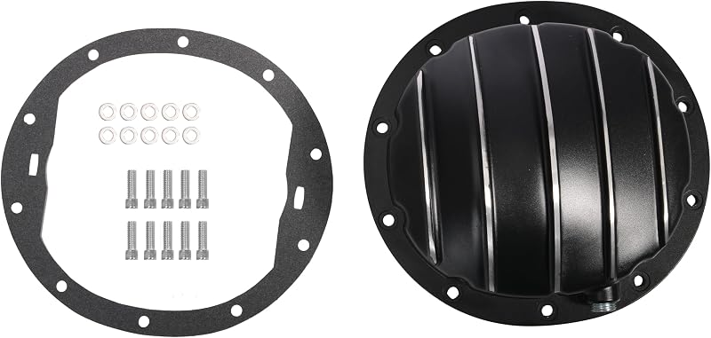 Tampa do diferencial traseiro BENERAY para diferencial GM/Chevy com engrenagem de coroa 8,5"/8,6" e 10 parafusos – HRCGM85BK