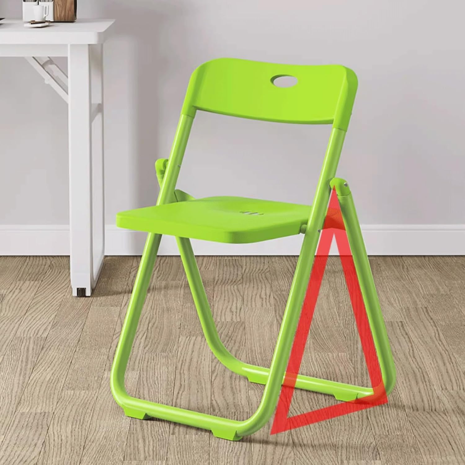 Plastic Folding Chair Indoor Outdoor Portable Stackable Commercial Seat Capacity for Events Office Wedding Party Picnic Kitchen Dining