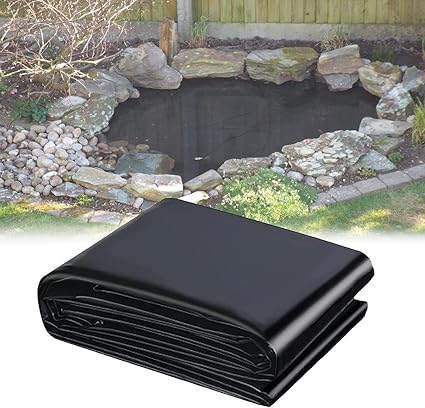 Image MMCUBE Heavy Duty Pond Liner for Koi and Fish Pools, Flexible & Impermeable Membrane Reinforced Landscaping (Color : 0.3MM Thick, Size : 8x8m/26x26ft) Image MMCUBE Heavy Duty Pond Liner for Koi and Fish Pools, Flexible & Impermeable Membrane Reinforced Landscaping (Color : 0.3MM Thick, Size : 8x8m/26x26ft)