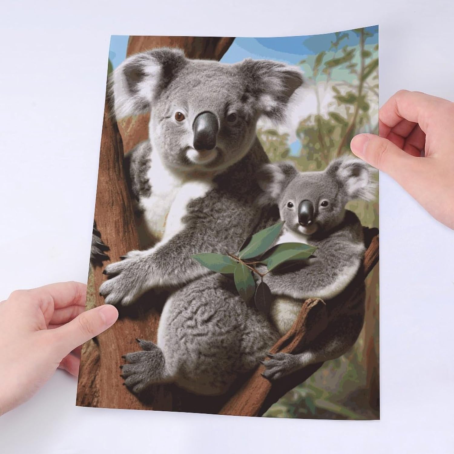 Cute Stickers Waterproof Funny Koala Family Stickers for Water Bottles Laptop Decor