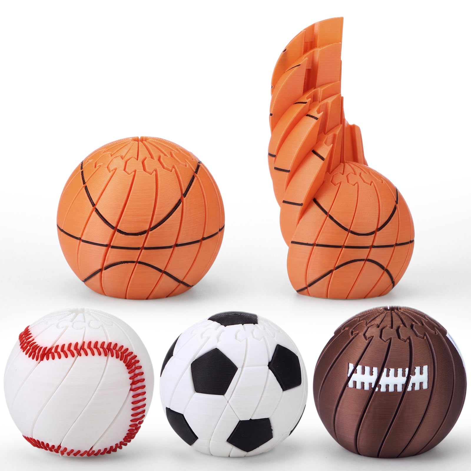 Photo 1 of Teyva Daily 3D Fidget Balls Twist - Sports Balls Multicolor