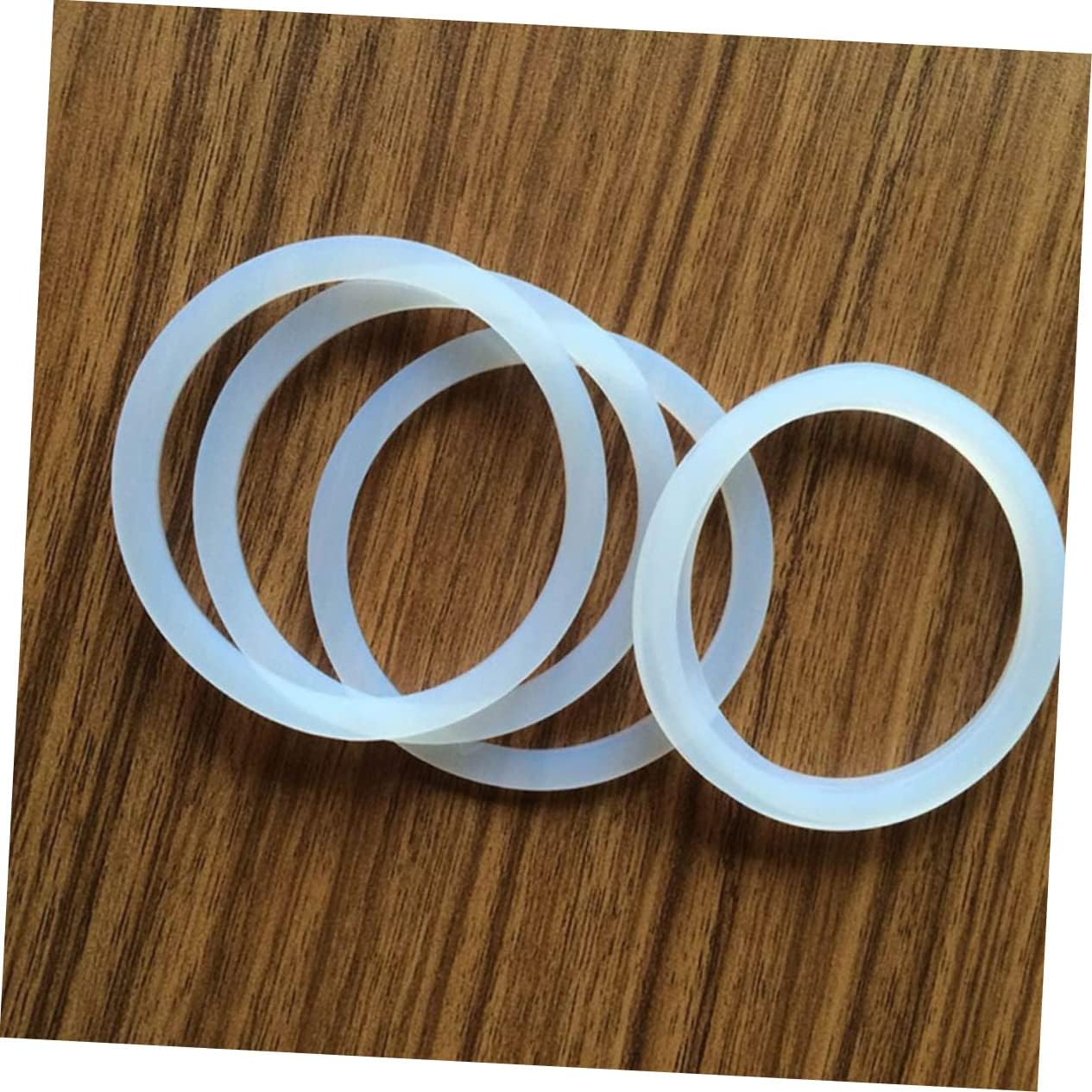 ABOOFAN 12pcs Silicone Seal for Insulated Cup Lids Replacement Sealing Gaskets Easy to Clean for Health Fits Outer Diameter Inner Diameter White