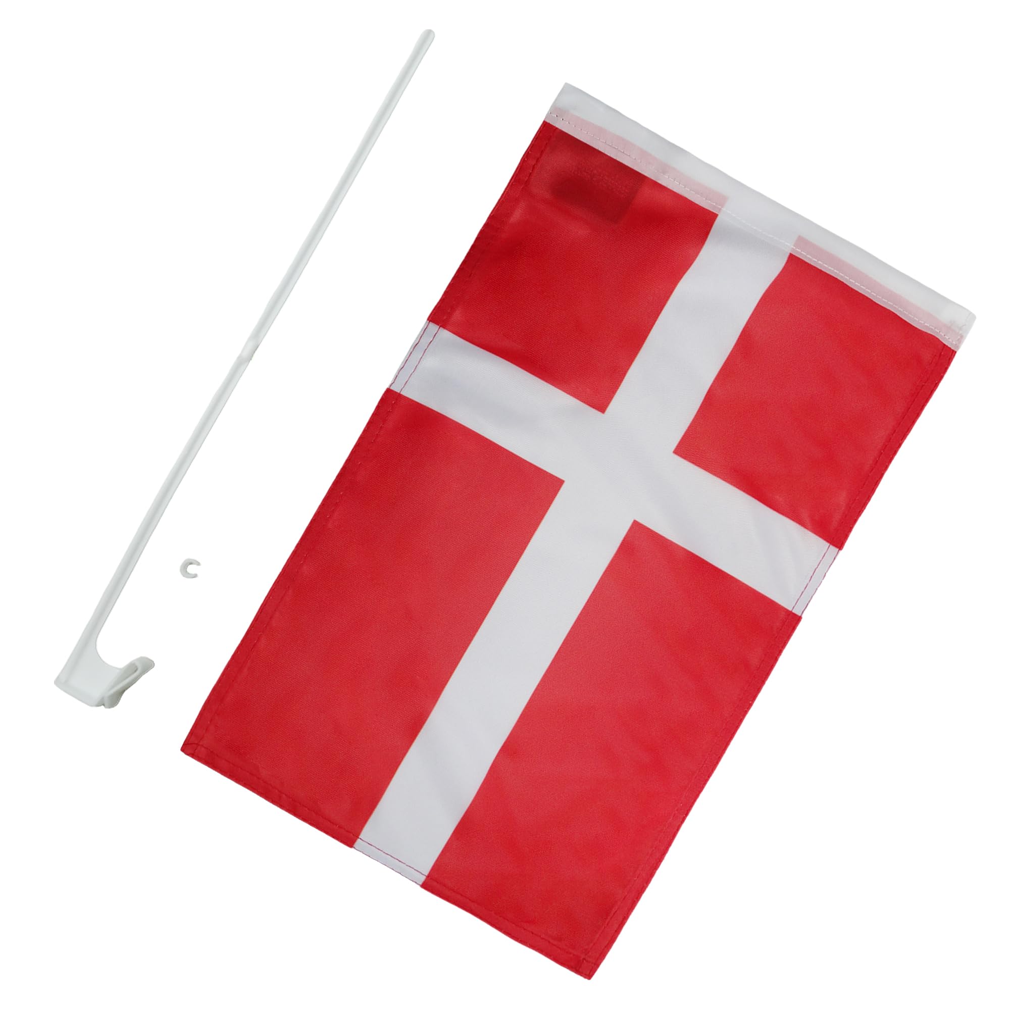 AZ FLAG Drapeau Haute-Normandie Pour Voiture - Fanion Auto Avec Hampe PVC Et Système D'Accroche Fenêtre - 100% Polyester - 45x30 Cm - Léopards D'Or Sur Fond Rouge