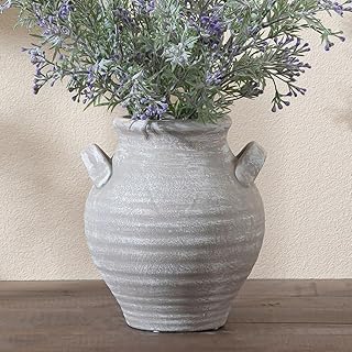 7.36-Inch Ceramic Farmhouse Vase: Rustic Home Deco - Expert Review | Wild Nature Journey