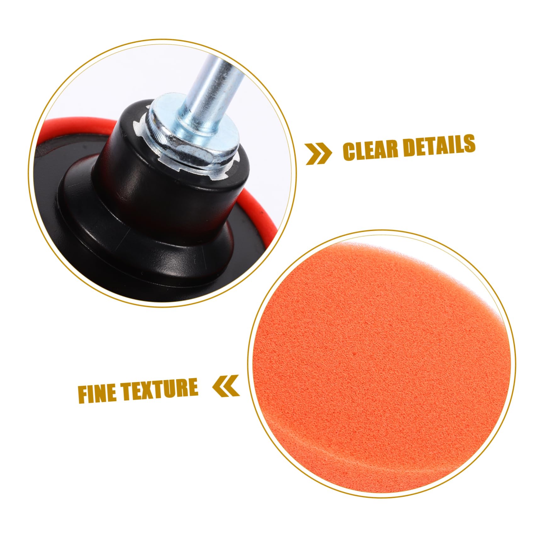 Cabilock Drill Buffer Attachment Set Buffing Pad for Car Polisher Polishing Sponge Disc