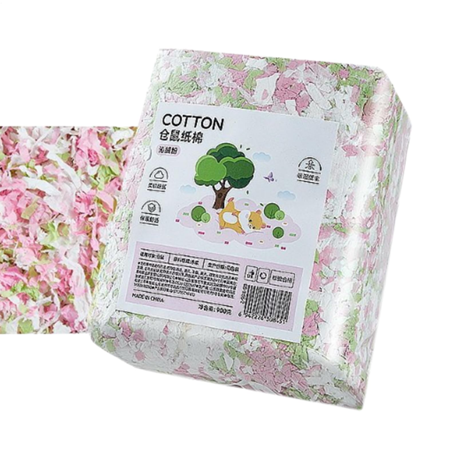Literie pour petit animal douce et absorbante pour cage de hamster et lapin