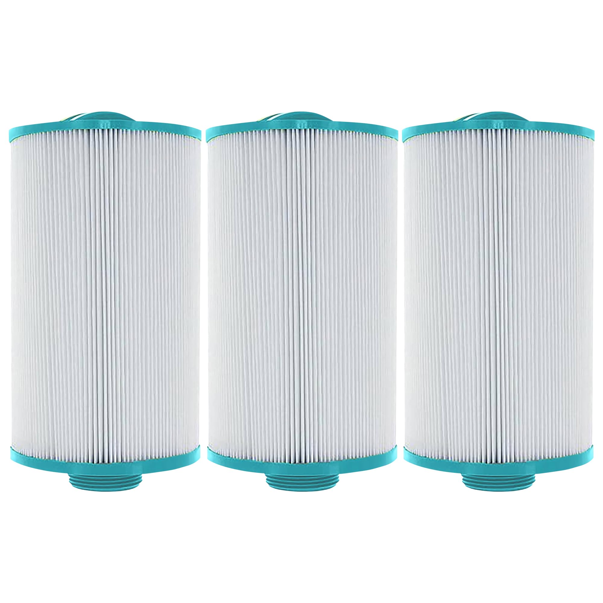 Hurricane Filters 3 Pack HF4H21-01 Advanced Pool Filter Cartridge - Replacement for PTL18P4, Unicel 4CH-21, Filbur FC-0136, Pageant Spa Top Load