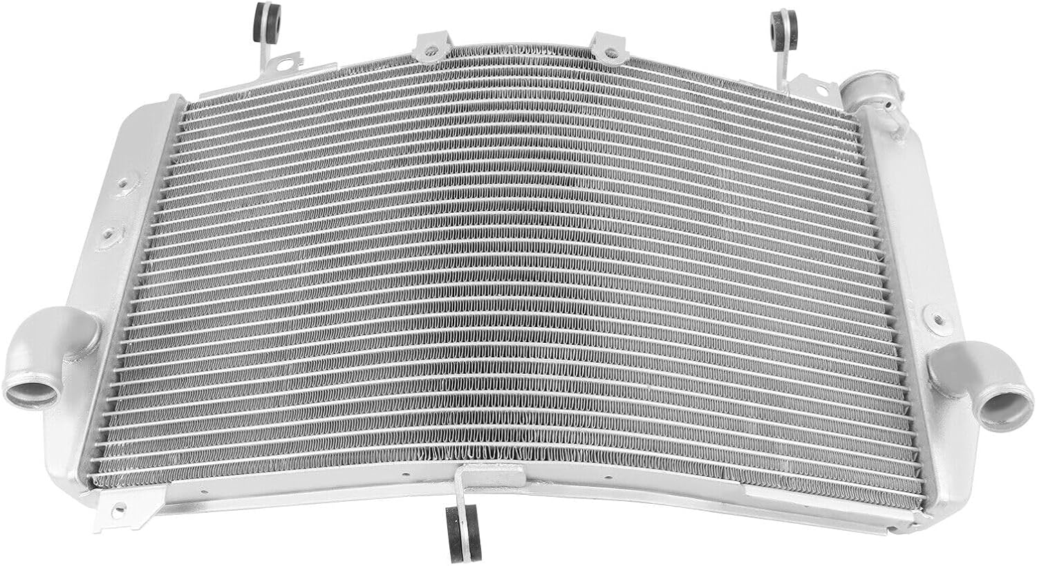 Aluminum Cooling Radiator Replacement for Yamaha YZF R1 R1M 2015-2021 R1S 2016 2017 2018 Engine Radiator Cooler (sliver)