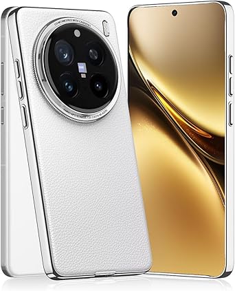 Case for Vivo X200 Pro Mini,Premium Leather Slim Electroplated Case, Upgraded Full Camera Protection, Drop Protection Mobile Phone Case Protective Cover Compatible with Vivo X200 Pro Mini