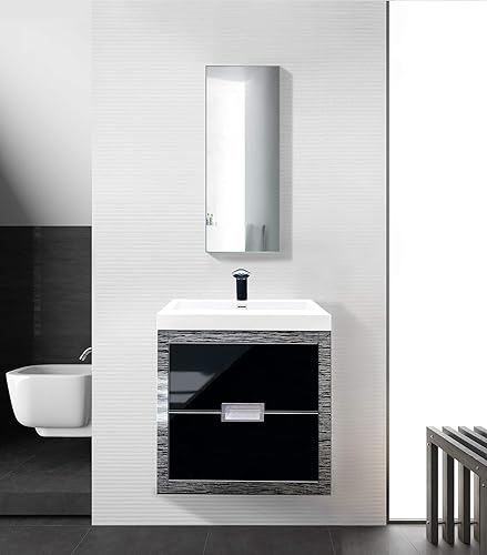 Miniatura 5 de Krugg Botiquín  Montaje en superficie o empotrado  Bisagra Blum de cierre suave de 170 grados  (12 x 30 pulgadas)