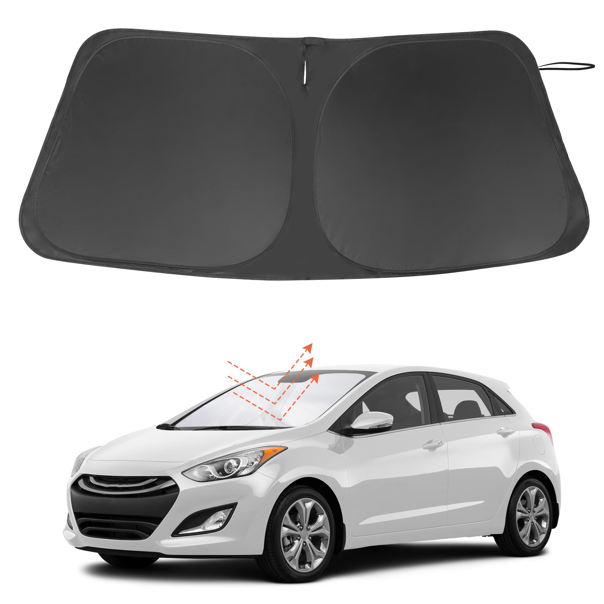 Windshield Sun Shade for 2011-2016 Hyundai Elantra Accessories