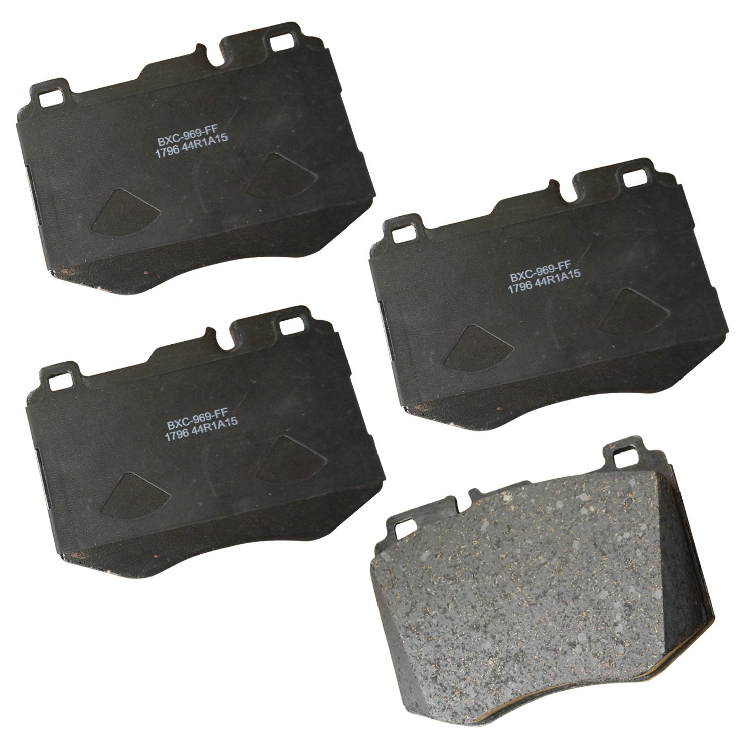 Bendix Premium SBC1796 Ceramic Front Brake Pads for Mercedes-Benz C250 2018-2016,C300 2021-2015,C350e 2018-2016,C400 2015,E200 2020-2016,E250 2019-2018,E300 2019-2017,E350 2023-2020,GLC300 2018-2016
