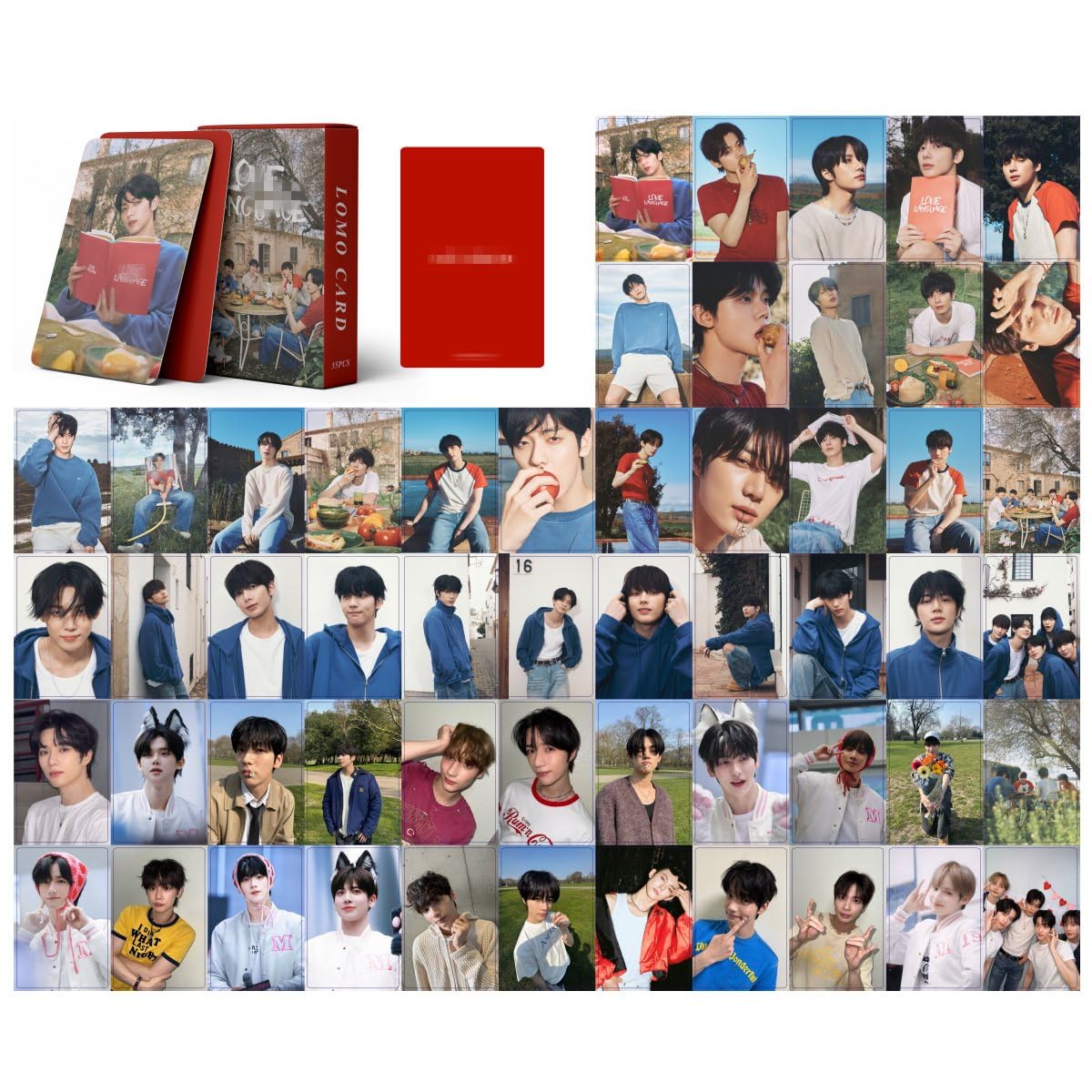 TXT Love Language Photocards 55Pcs Postcards 'MOA' New Songs Photo