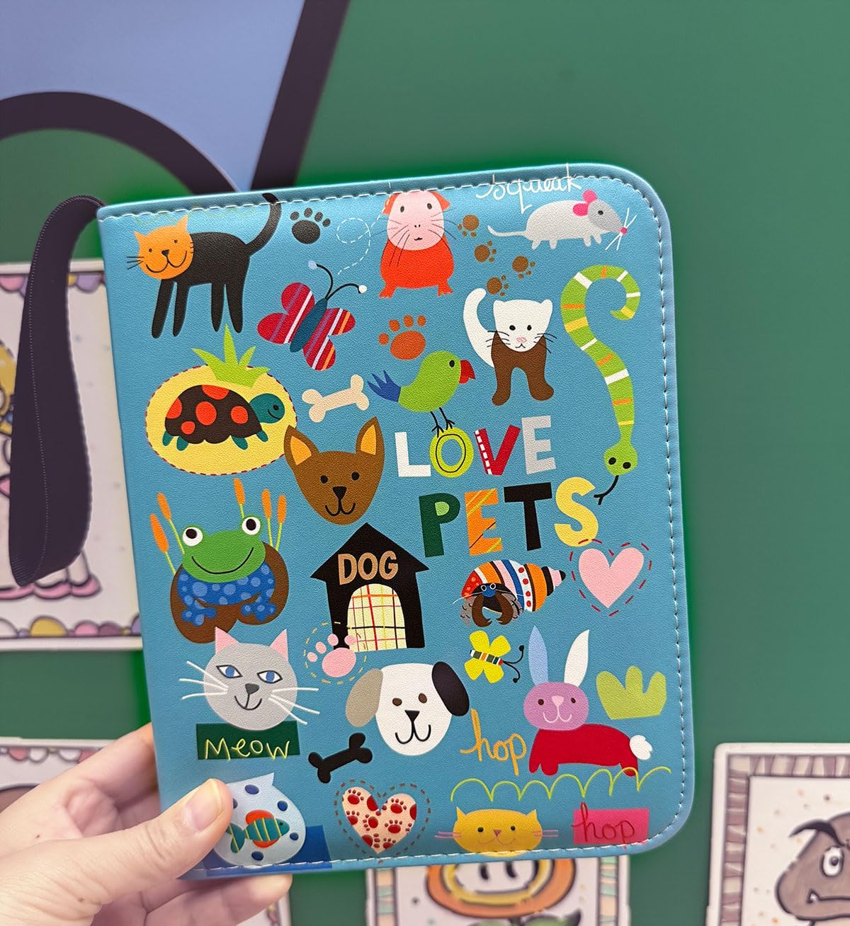 Jaffzora Organisateur De Cartes Yoto – 120 Poches (18×4,5×22