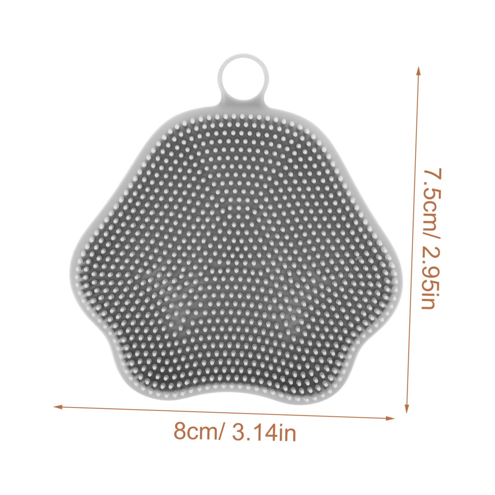 PartyKindom Silicone Face Scrubber Men Gentle Cleansing Brush for Face Exfoliator Body Shower Bath Brush