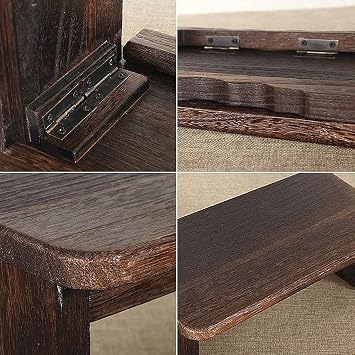 Meditation Chair Folding Meditation Bench, Solid Wood Seiza Bench Kneeling Stool - Ideal for Vipassana and Transcendental Meditation