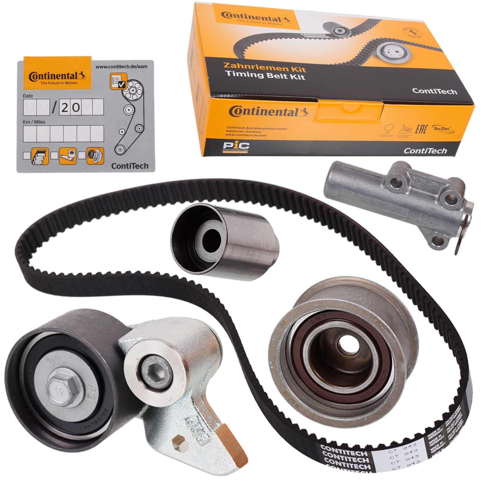 CONTITECH Kit de correa de distribución CT920K3 Número de dientes: 253 30mm Compatible con VW Touareg 7LA, 7L6, 7L7 Phaeton 3D1, 3D2, 3D3, 3D4, 3D6, 3D7, 3D8, 3D9, AUDI A8 D2 4D2, 4D8