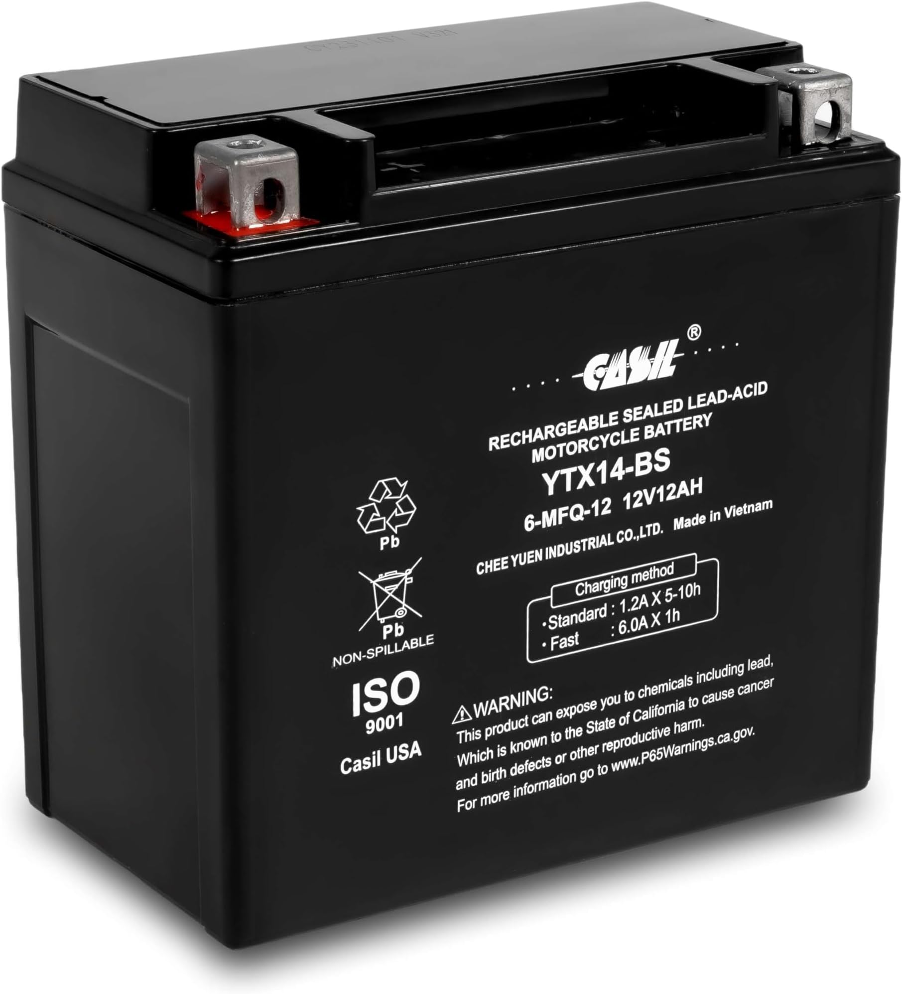 Souffleuse A Neige A Batterie YTX14-BS 12V 14AH GEL BATTERY HONDA ATV QUAD  BIKE TRX 300/350/400/420 Motorcycle Battery