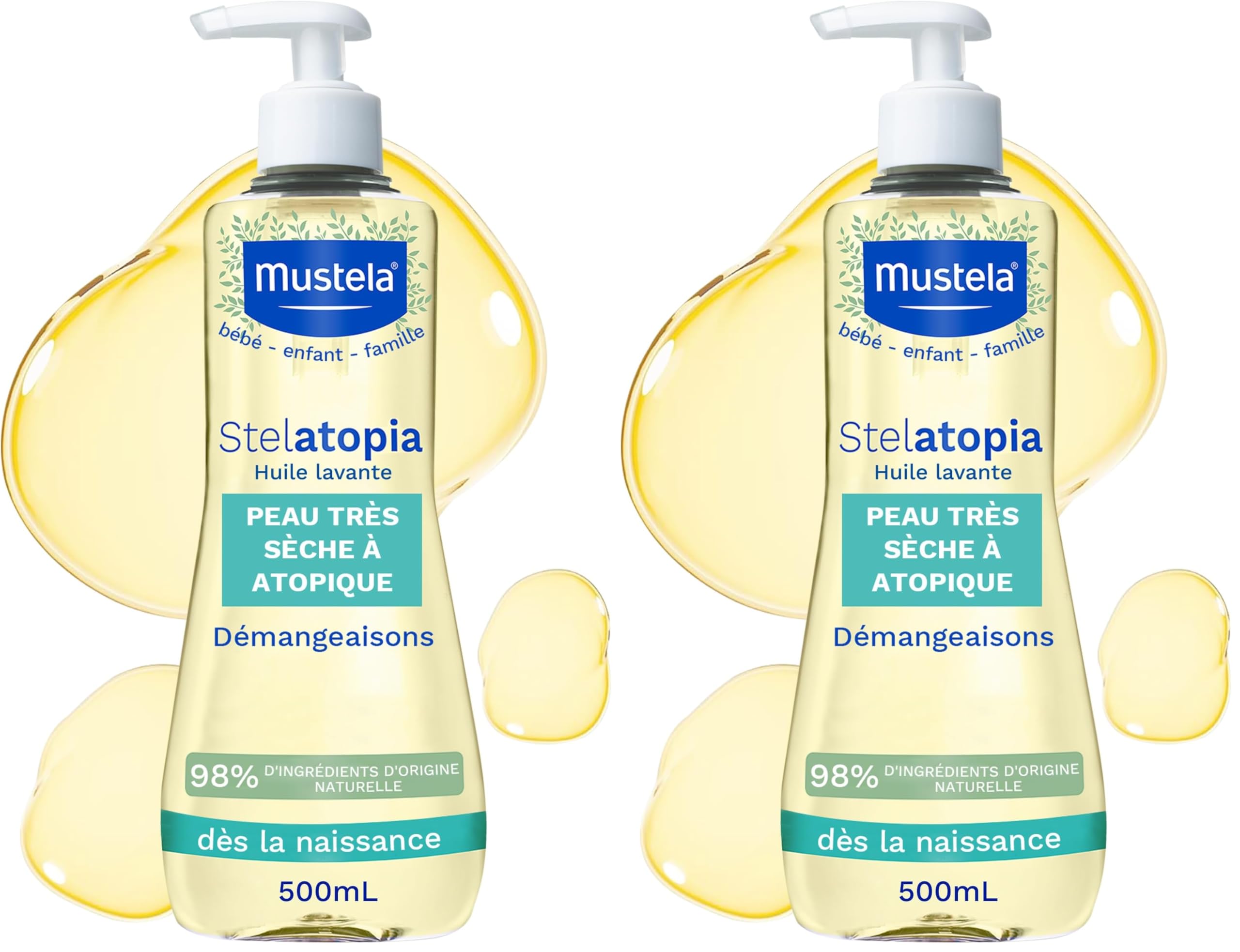 Stelatopia Huile Lavante 500 Ml (Confezione da 2)