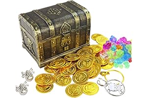 Pirate Treasure Chest Toy Box Large Adventure for Kids