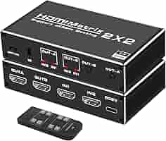 Amazon | HDMIマトリックス 2入力2出力 HDMI 切替器 HDM I 分配