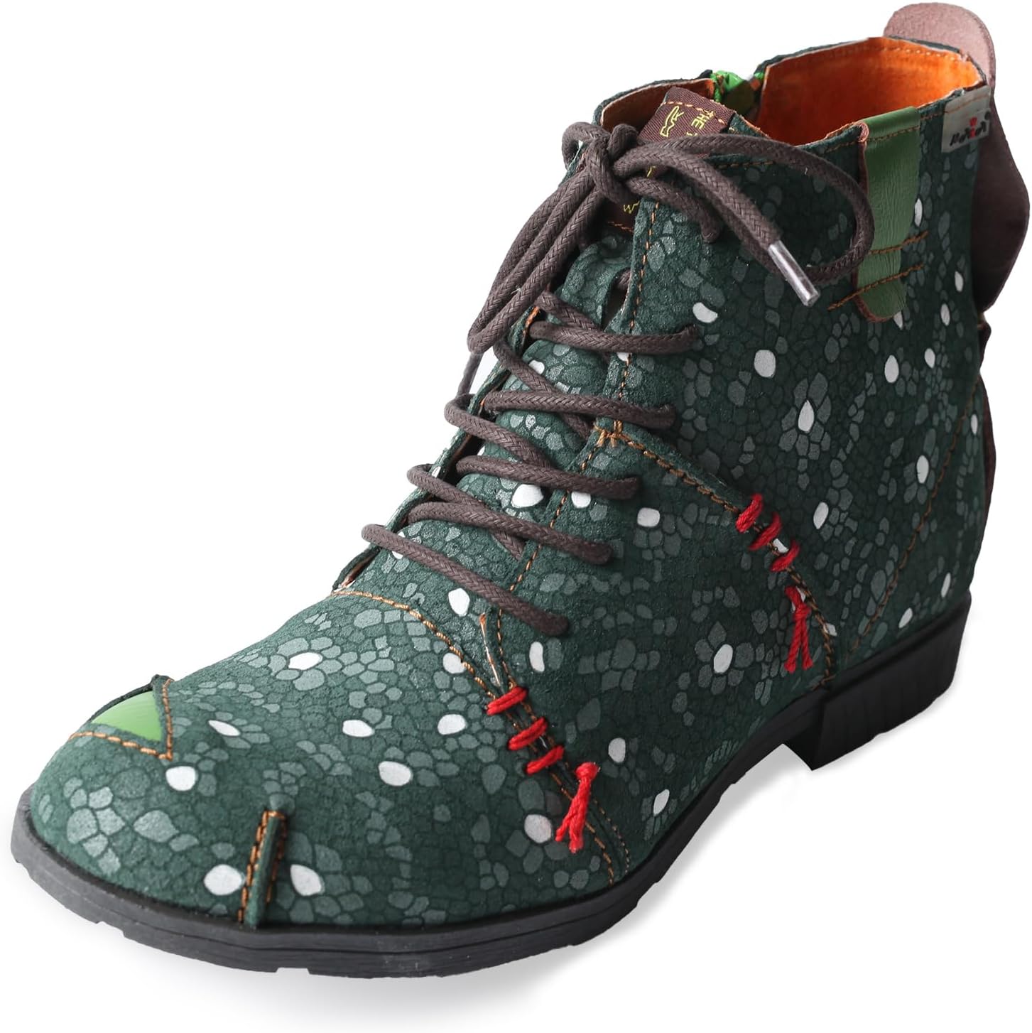 TMA EYESWomen's Hand-stitched Suede Side Zipper Ankle Boots Fashion