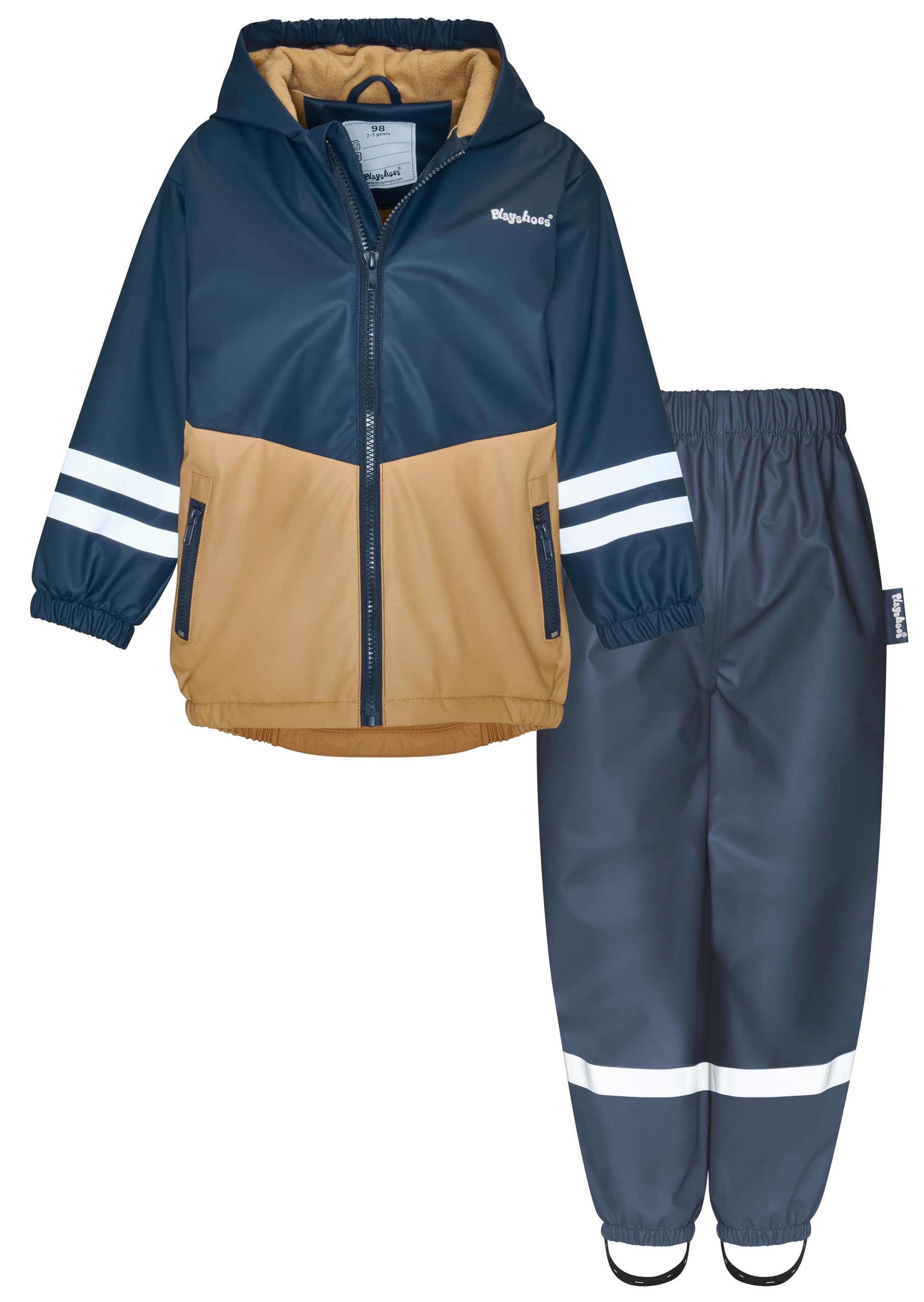 Playshoes Zweiteiliger Regenanzug Fleece-Futter
