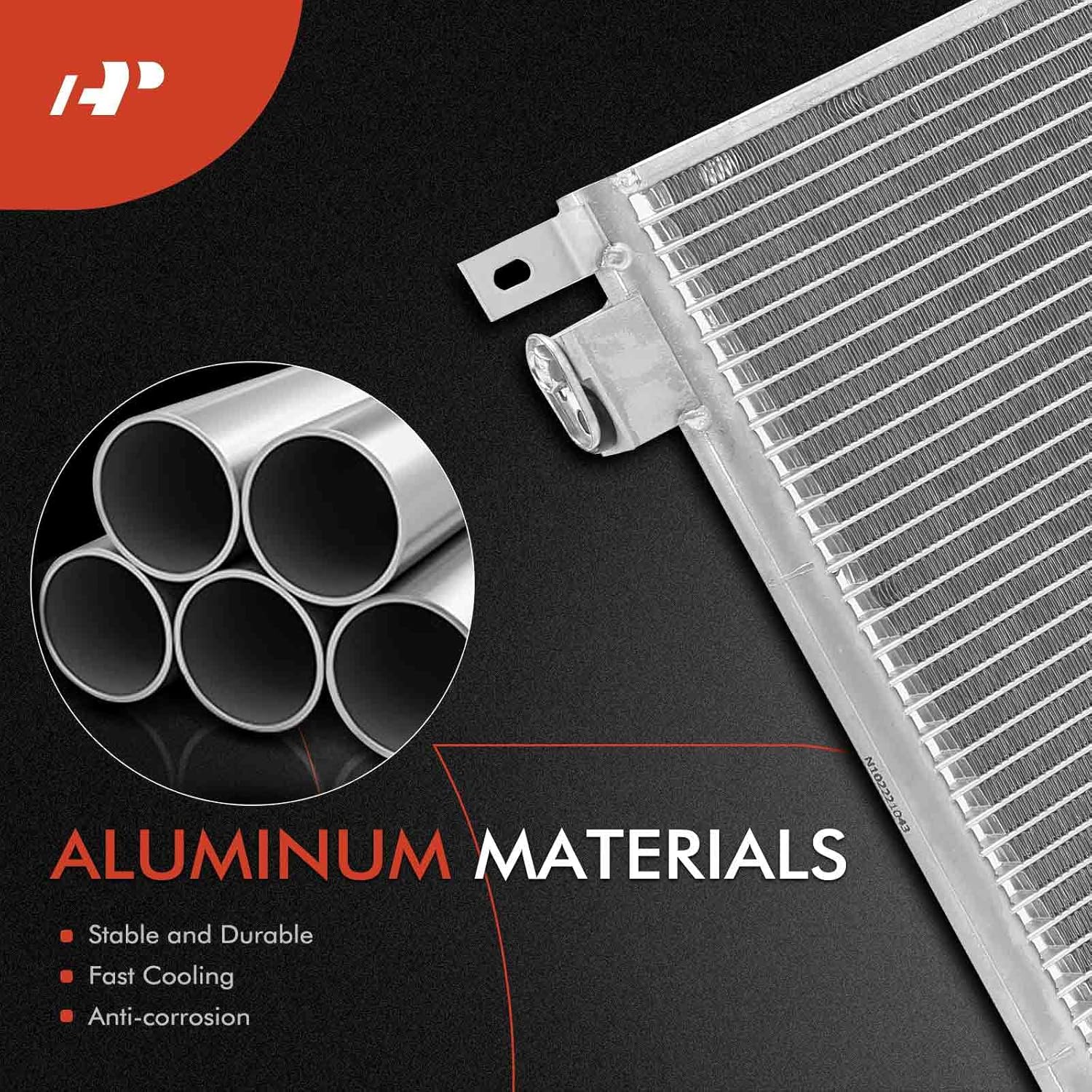 A-Premium Air Conditioning A/C Condenser Compatible with Buick Encore GX 2020-2022, Chevrolet Trailblazer 2021-2022, L3 1.2L 1.3L, Replace# 30189, 42721705