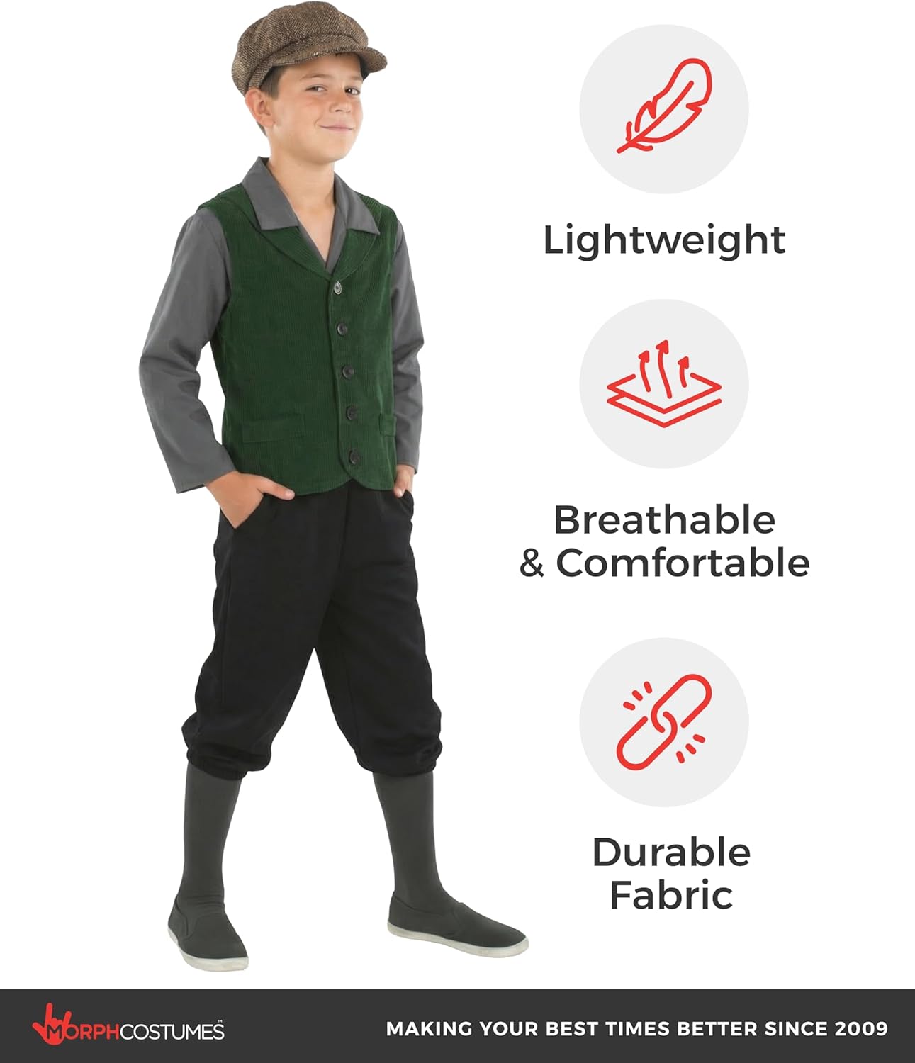 fun shack Colonial Costume Boys, Boys Colonial Costume, Kids Victorian Costume, Victorian Boy Costume, Boy Pioneer Costume