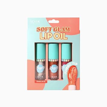 NICKA K NEW YORK Soft Glam Tinted Lip Oil Set Soft Glam