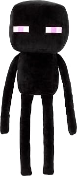 Mattel Minecraft Jumbo Plush Toy, Enderman Collectible Soft Doll Inspired by the Video Game, 16-inch Collectible