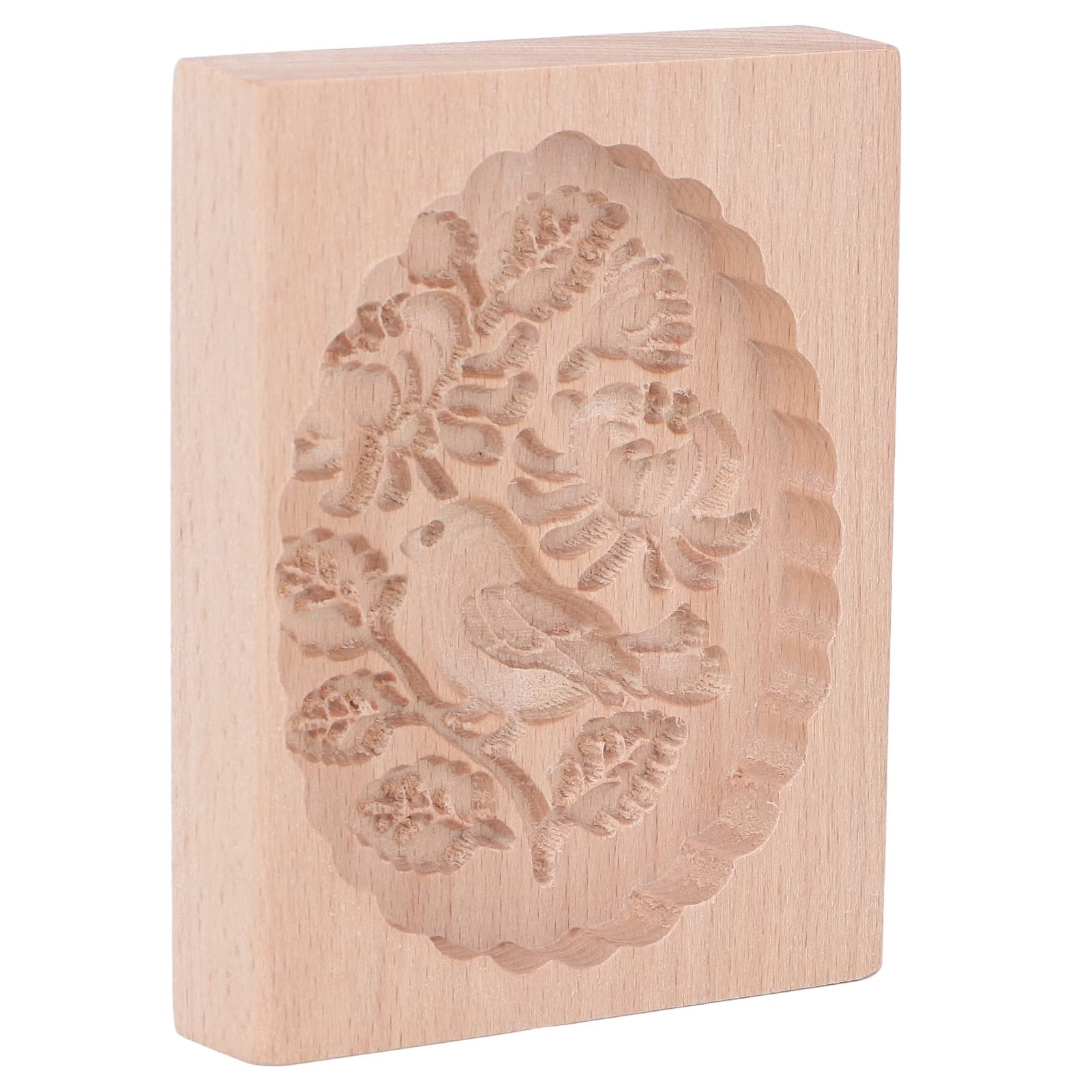 Keksausstecher, Hölzerne Keksformen, Kekse, Kekspresse, Tierkekse, hübscher, lebendiger Holzkeks-Pressstempel, einfaches Entformen und reibungsloses Plätzchen