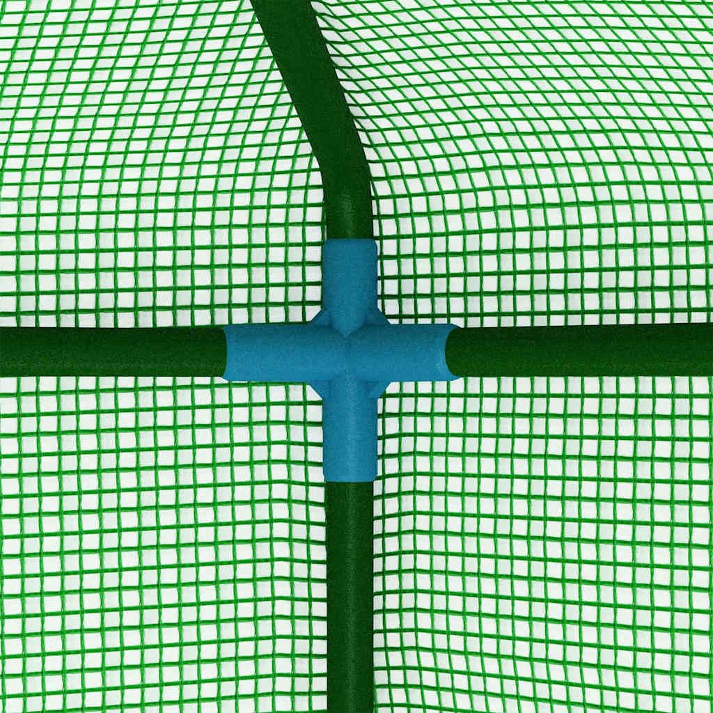 Szklarnia ze stalową ramą 0,5 m² 1 x 0,5 x 1,9 m