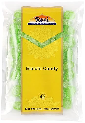 Rani Elaichi Candy 7oz (200g)  Deliciosas Golosinas Indias  Vegano  Apto para gluten  Sin OMG  De origen indio