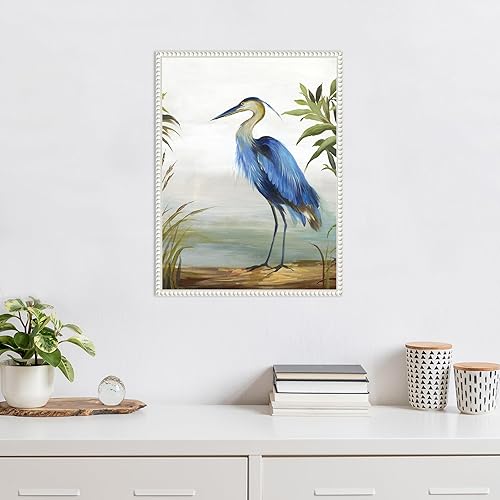 Miniatura 5 de Amanti Art Lienzo enmarcado para pared, 24 x 18 pulgadas, garza azul de Aimee Wilson, lienzo enmarcado para pared, obras de arte de animales,