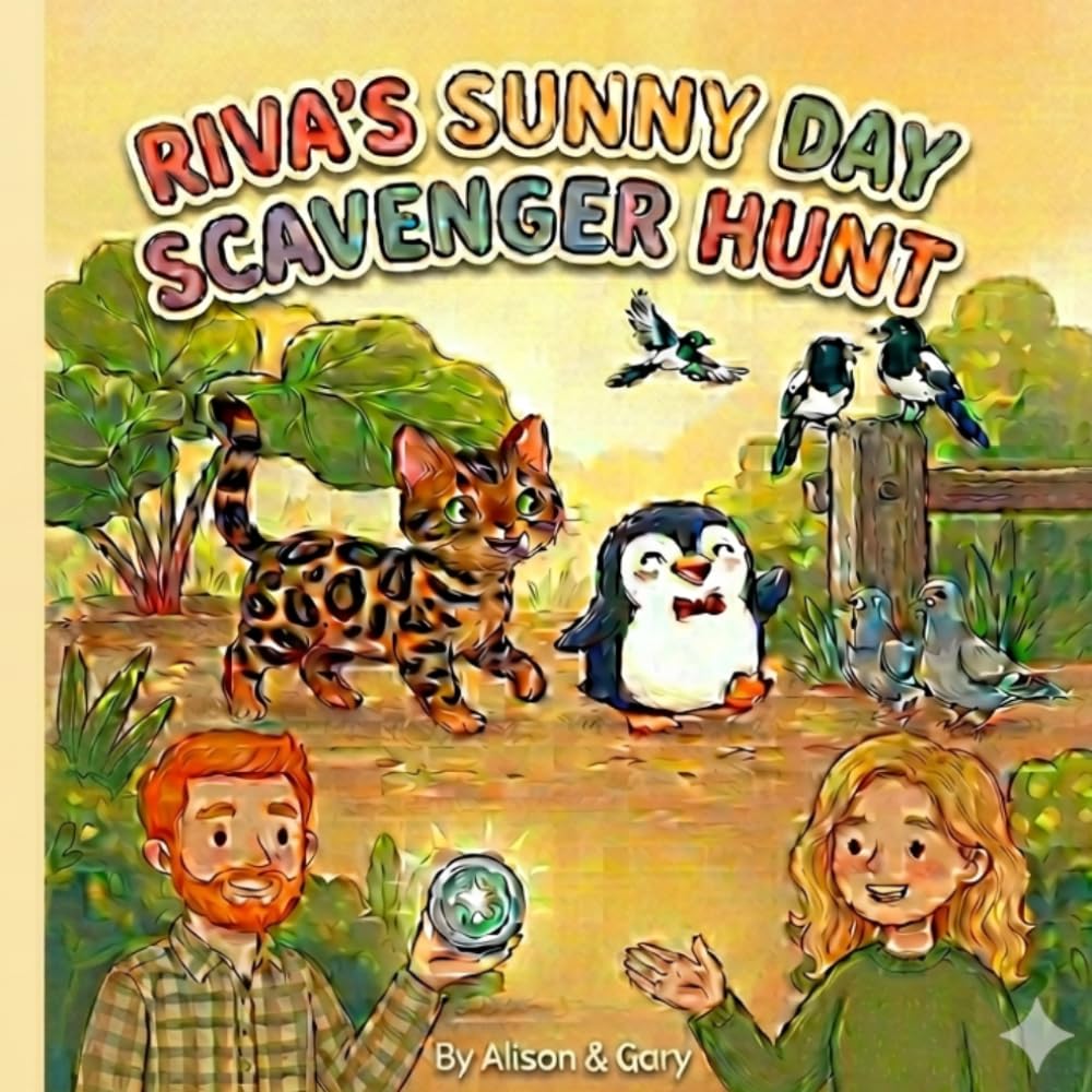 Riva’s Sunny Day Scavenger Hunt: A Sweet Bengal Cat Adventure (A Picture Book for Kids Ages 3-5)