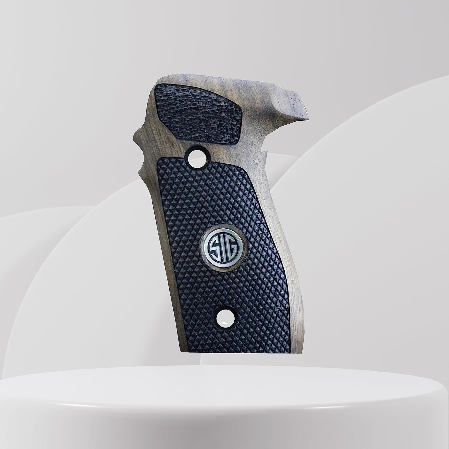 Tactical Mak Grips SIG P226 Grip Black Gun Grips Natural Wood Grip 3D Texture with