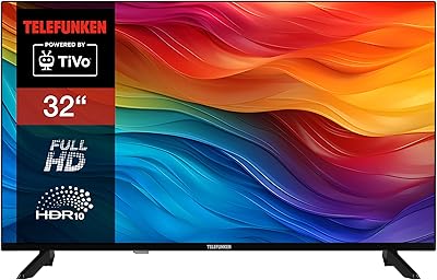 TELEFUNKEN TV 32 pollici Smart TV Powered by TiVo (Full HD, HDR, sintonizzatore triplo) D32F751X7CW