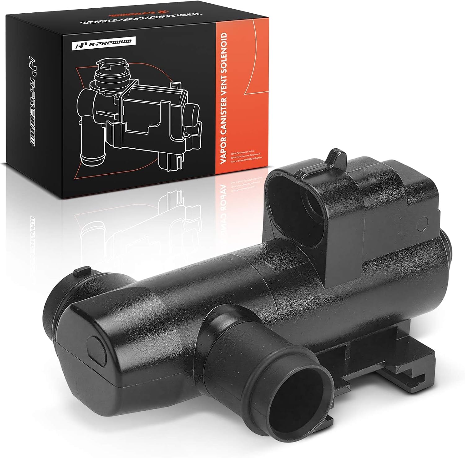 A-Premium Vapor Canister Vent Solenoid Valve Compatible with Chevrolet Cavalier & Pontiac Sunfire, 1999-2005