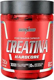 Integralmedica - Creatina em Cápsulas Hardcore - 100% Pura e Monohidratada - 60 Cápsulas