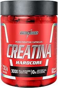 Integralmedica - Creatina em Cápsulas Hardcore - 100% Pura e Monohidratada - 60 Cápsulas