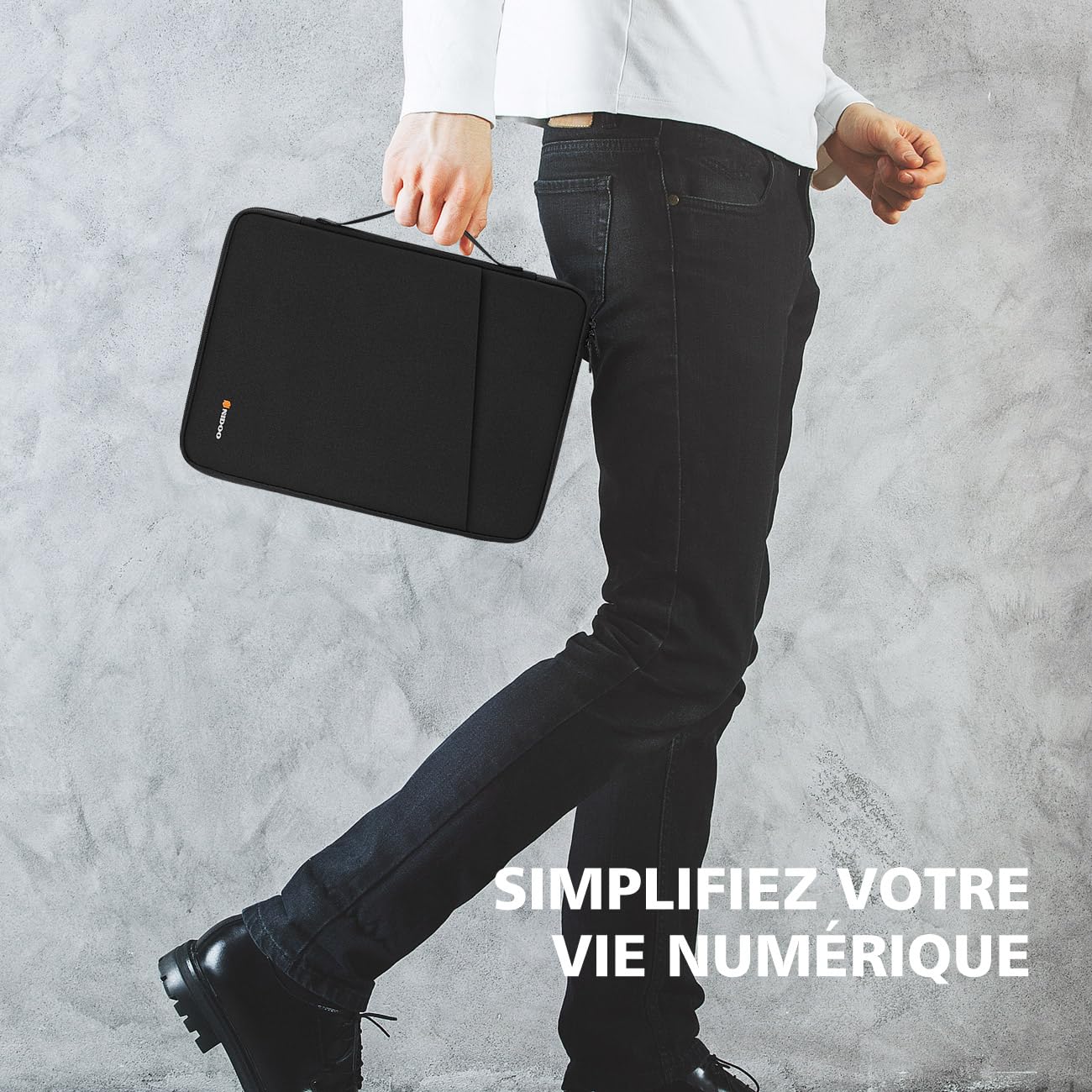 NIDOO 10-11 Pouces Tablette Pochette Housse de Protection Étui Sacoche Manche Sac de Transport pour 10,9" 10,2" iPad 10 9/11" iPad Pro M2 M1/10,9" iPad Air M1/Surface Go 3/Tab M10 Plus Gen 3/MatePad