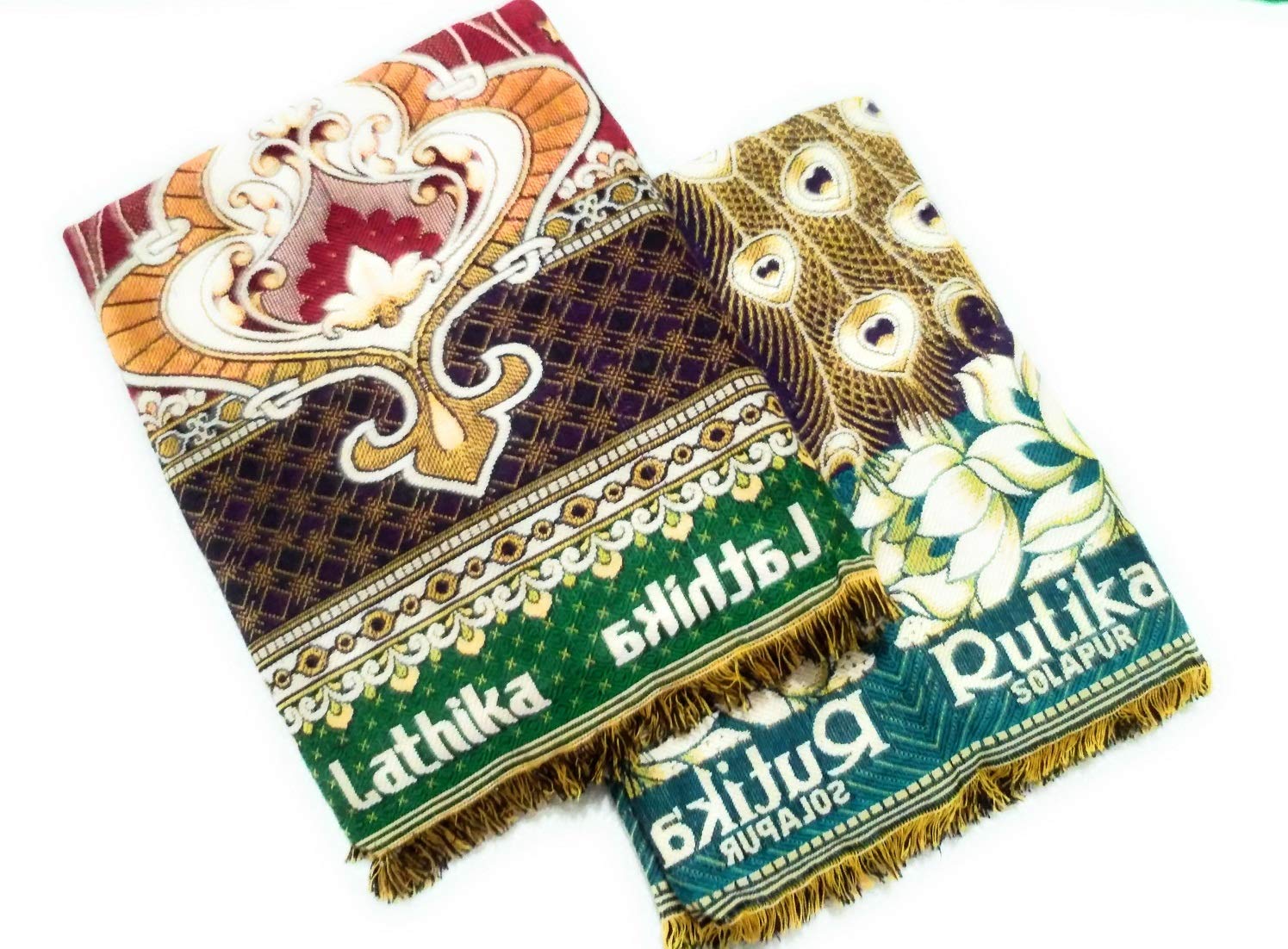 Buy Cotton Colors Cotton Solapuri Chaddar (Multicolour, Pack of 2)_D93