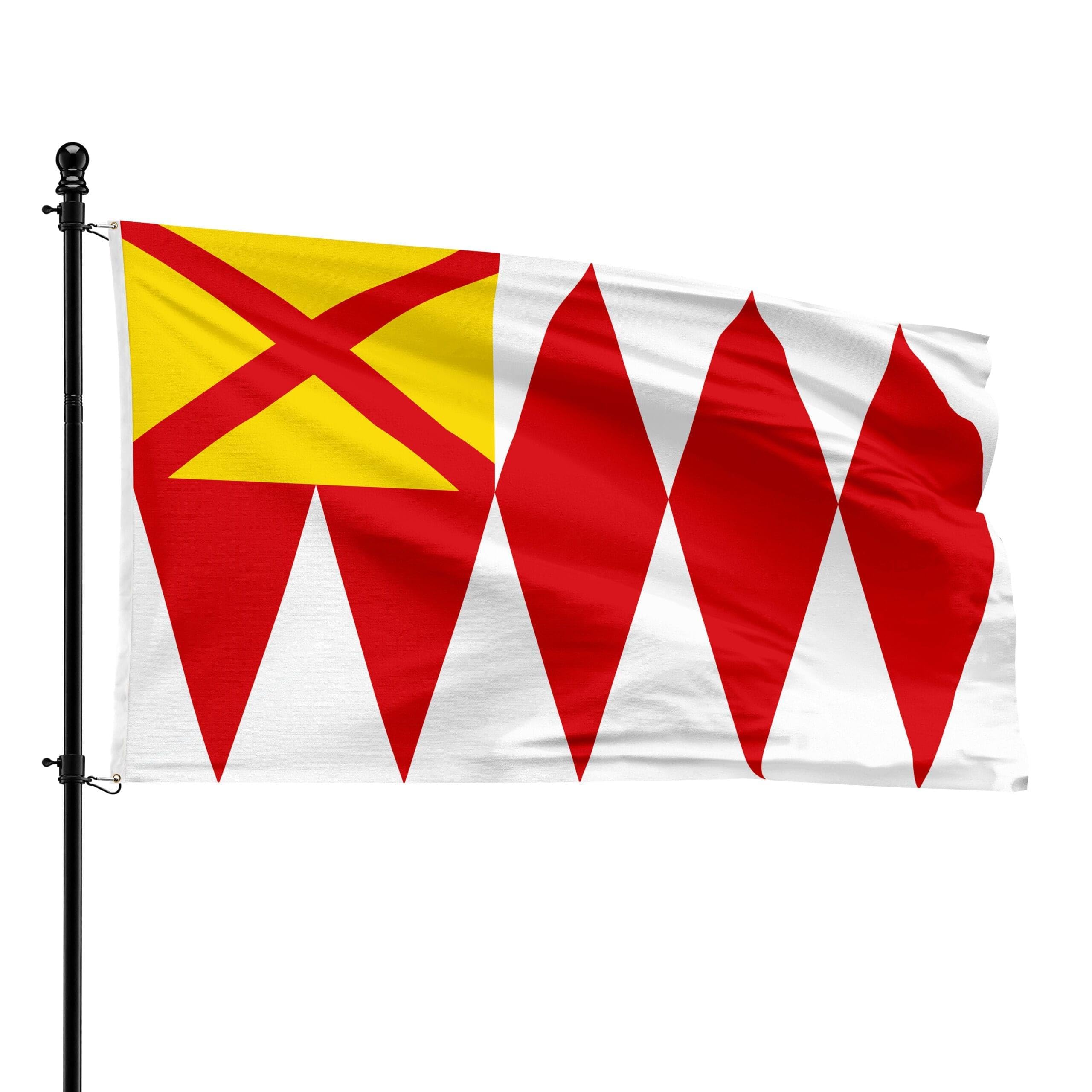 Drapeau de la municipalité Crisnée pavillon pour fêtes locales et cérémonies