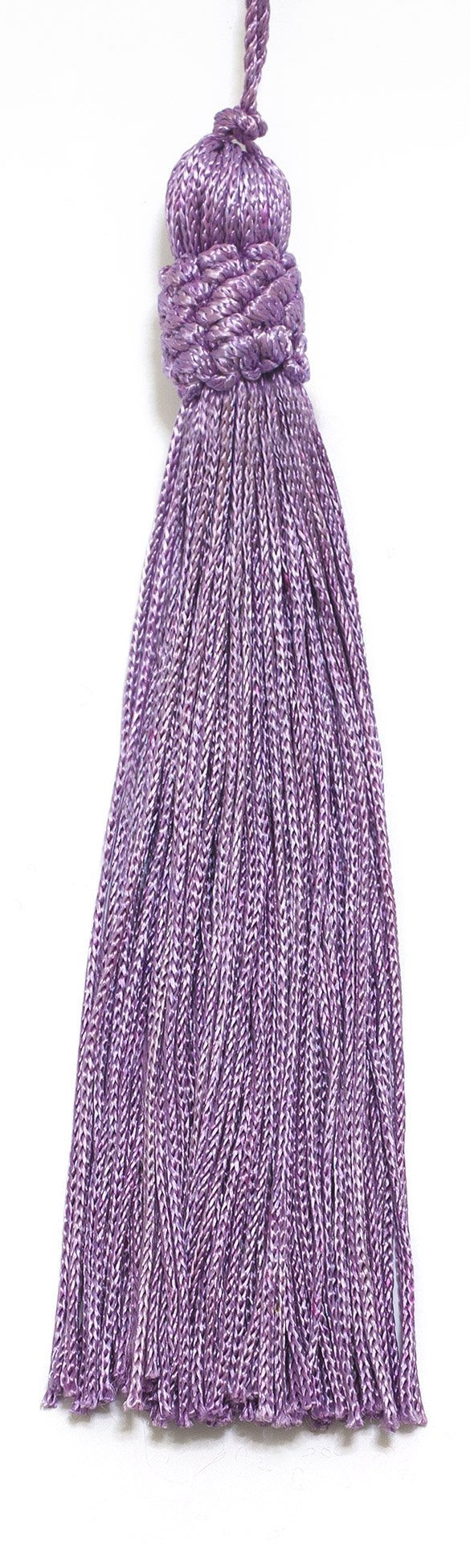 DecoPro Nappe Decorative Per Artigianato, 7,5 Cm Con Passante Da 2,5 Cm, Colore Viola Lavanda Chiaro, Confezione Da 10